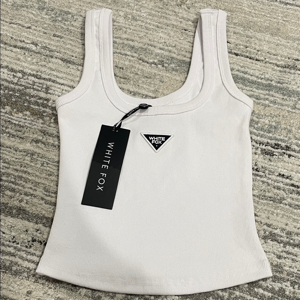 White fox boutique tank- new with tags